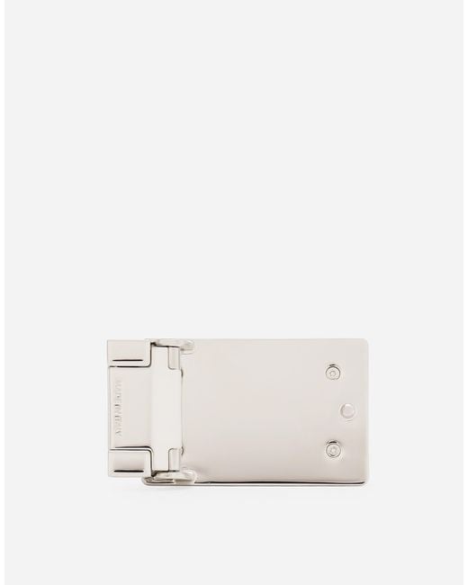 メンズ Dolce & Gabbana Metal Buckle Plate Natural