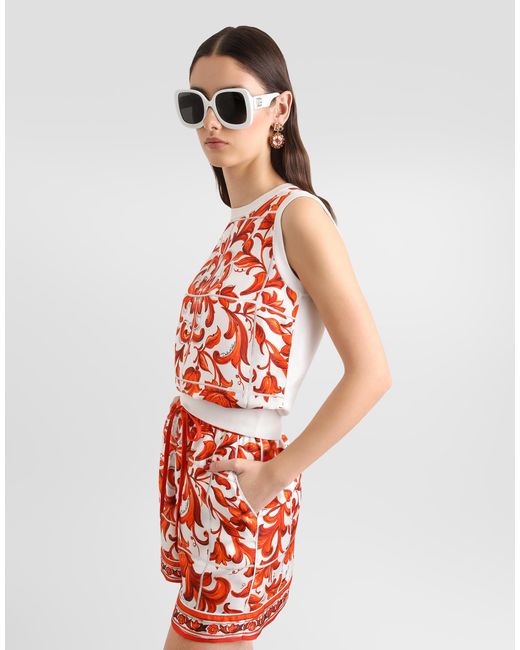 Dolce & Gabbana Red Canotta