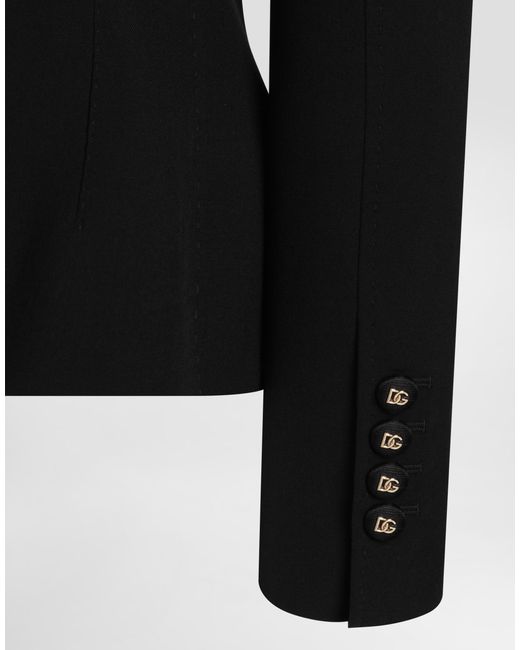Dolce & Gabbana Black Single-Breasted Jacket