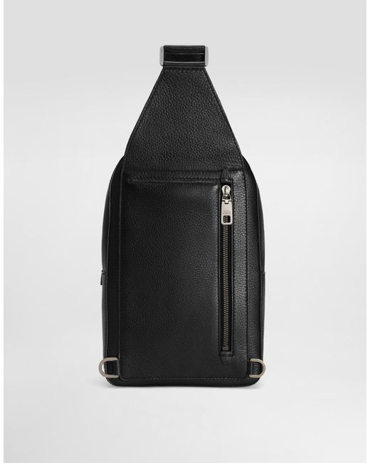 Sac À Dos Avec Bandoulière En Cuir De Cerf Dolce & Gabbana pour homme en coloris Black