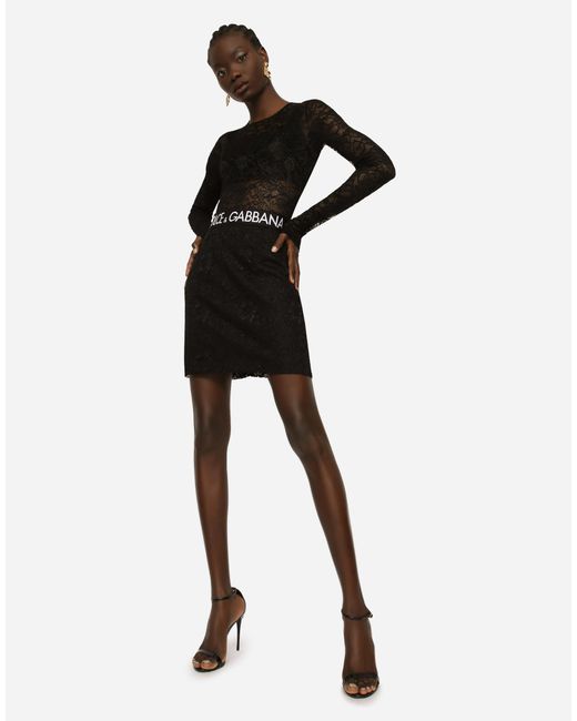 Dolce & Gabbana ミニスカート レース Black