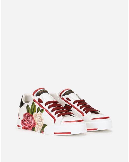 Dolce & Gabbana White Dglimited Portofino Sneakers