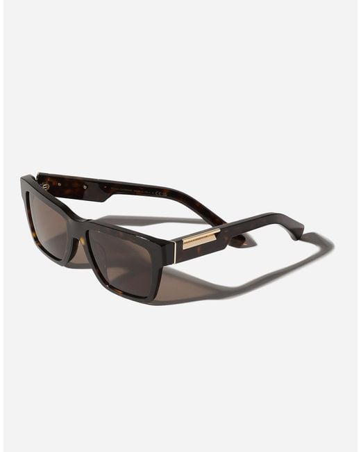 Dolce & Gabbana Gray Mirror Logo Sunglasses for men