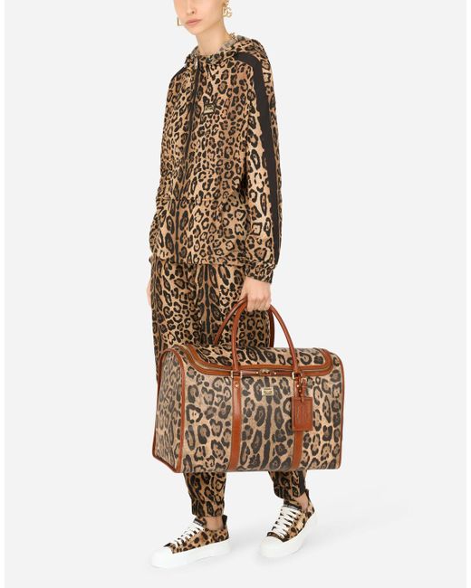 leopard print pet carrier