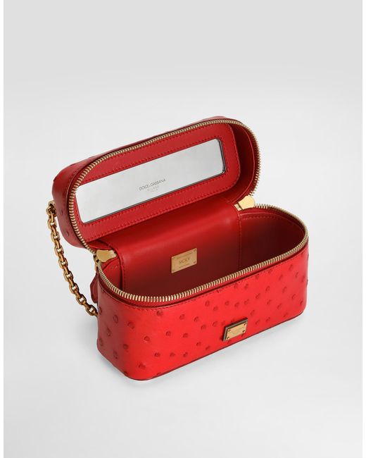 Dolce & Gabbana Red Sicily Small Shoulder Bag