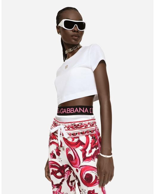 Dolce & Gabbana Metallic Logo-Plaque Cuff Bracelet