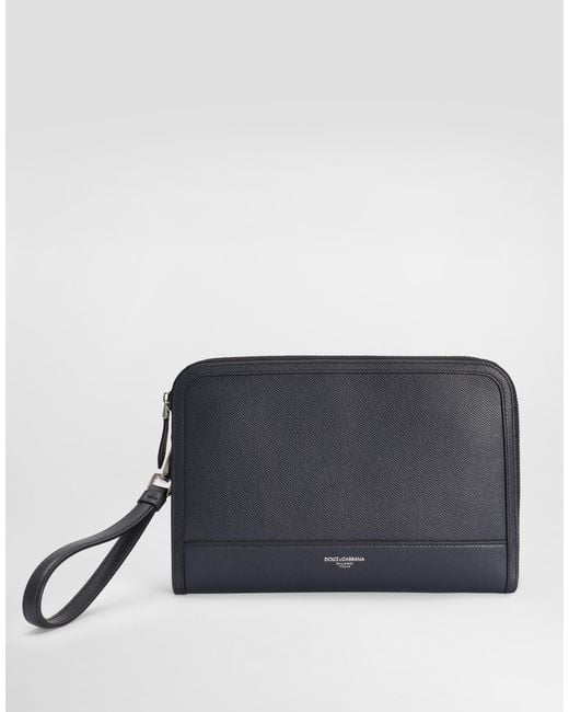 Dolce & Gabbana Blue Pochette for men