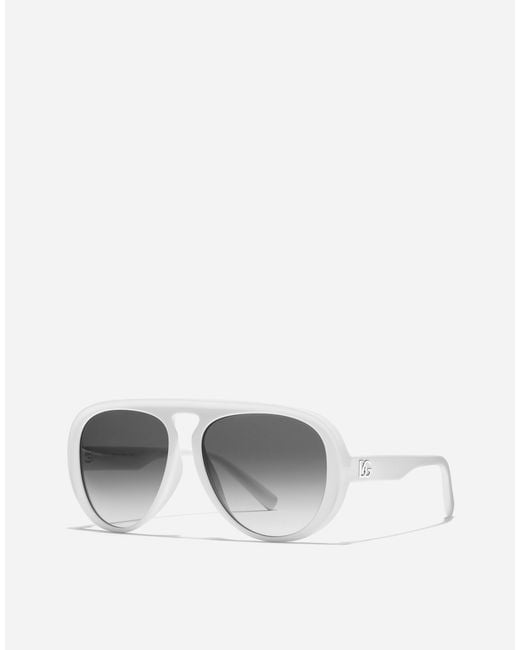 Dolce & Gabbana Gray Maiolica Arancione Sunglasses