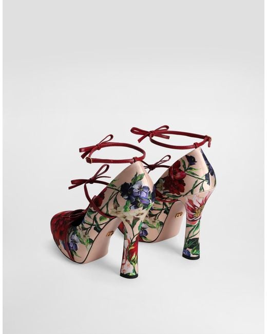 Dolce & Gabbana White Satin Pumps