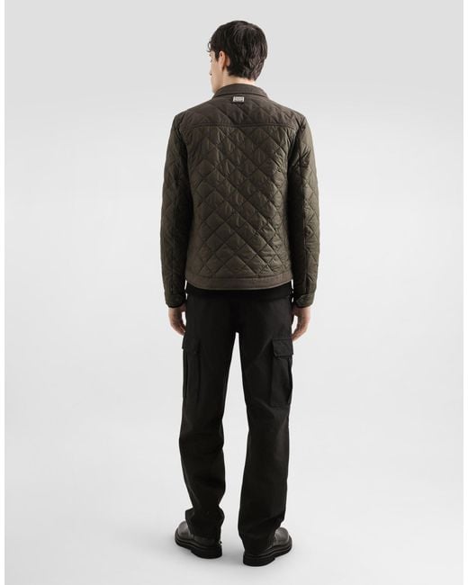 Dolce & Gabbana Black Sweatshirt With Print And Embroidery for men