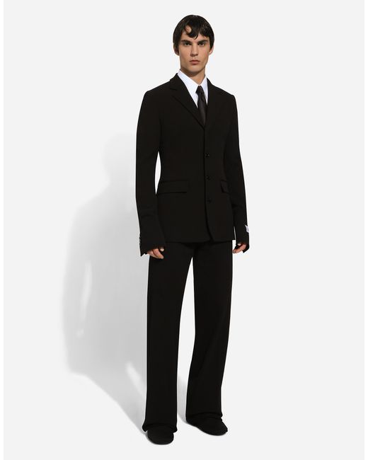 Dolce & Gabbana White Cotton Martini-Fit Shirt for men