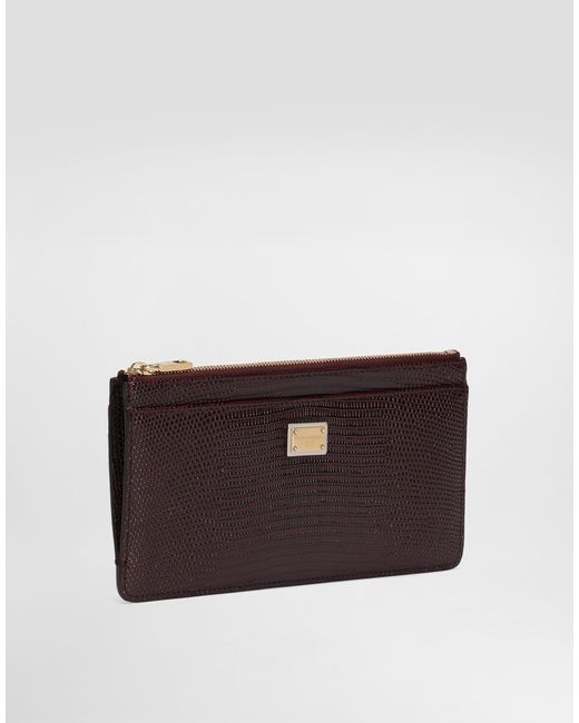 Portacarte di Dolce & Gabbana in Brown