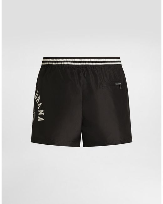 Dolce & Gabbana Black Short Swim Boxers for men