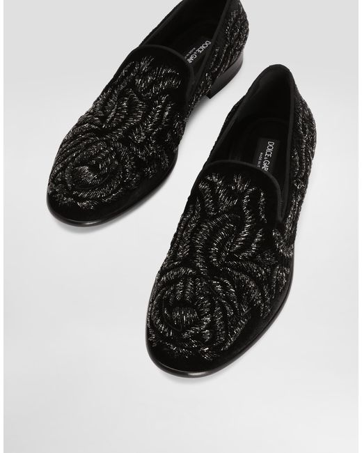 Dolce & Gabbana Black Pantofola for men