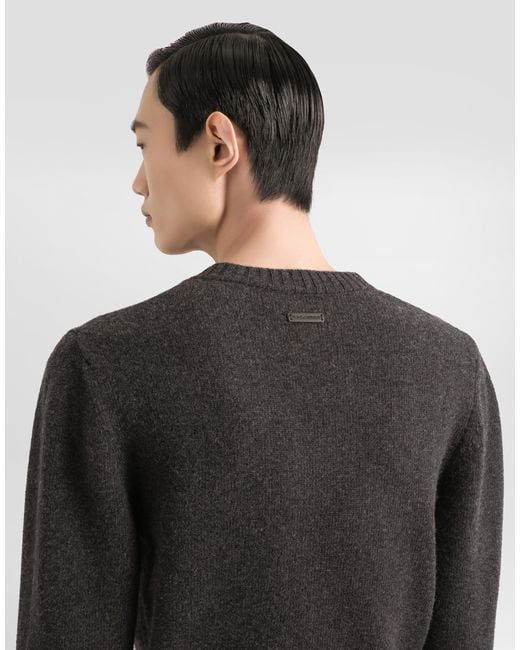 メンズ Dolce & Gabbana Wool Pullover Black