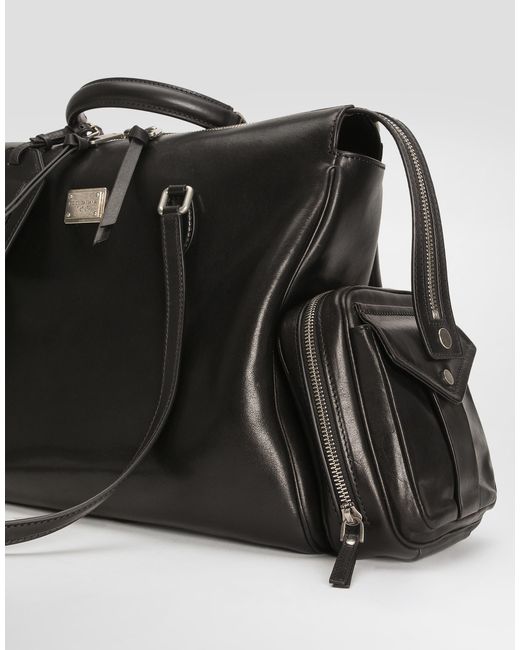 Dolce & Gabbana White Vittoria Calfskin Bag