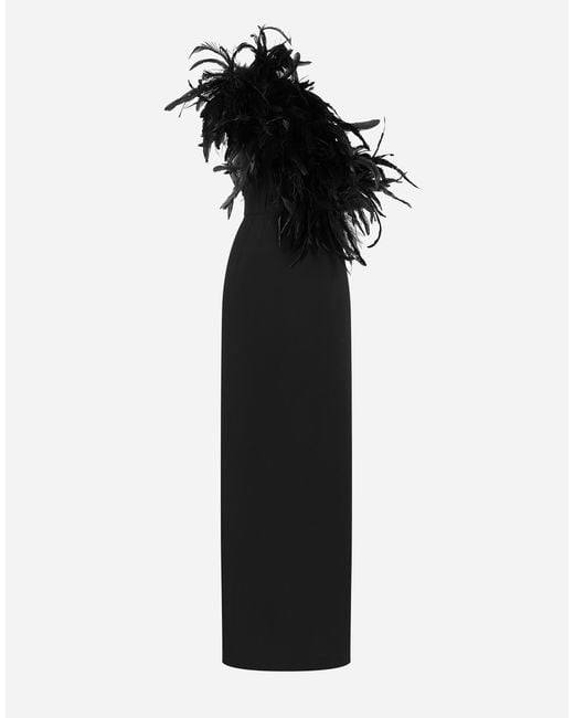 Dolce & Gabbana Black Cady Dress