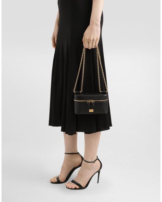 Dolce & Gabbana Black Umhängetasche Sicily