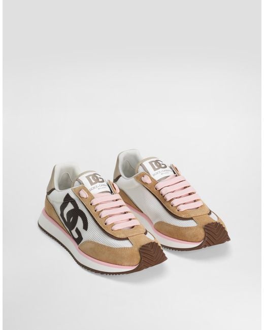 Dolce & Gabbana Multicolor Mixed-Material Dg Cushion Sneakers