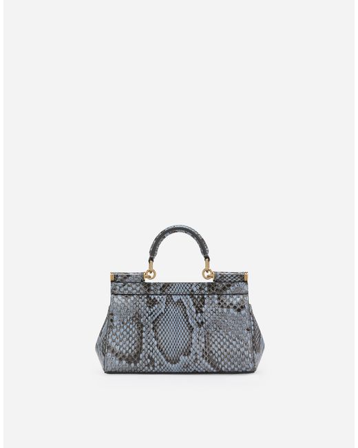 Dolce & Gabbana White Small Sicily Handbag