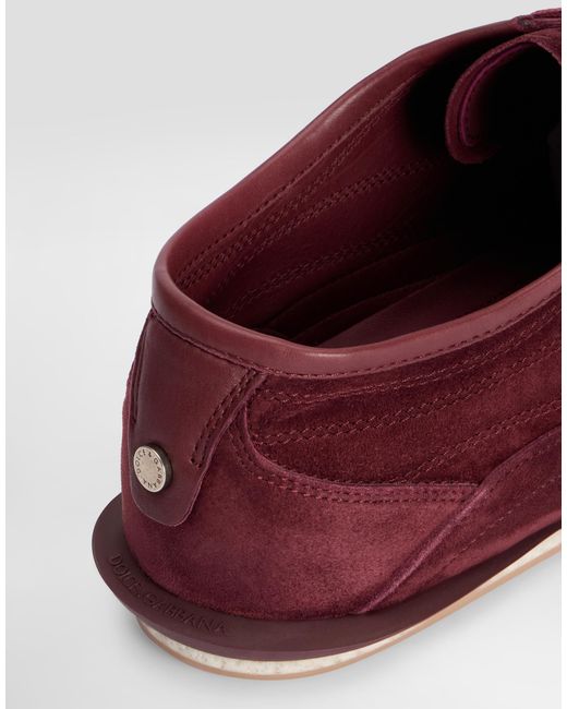 Dolce & Gabbana Red Suede Lipari for men