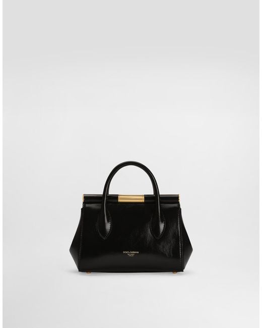 Dolce & Gabbana Black Marlene Day Mini Bag With Charms