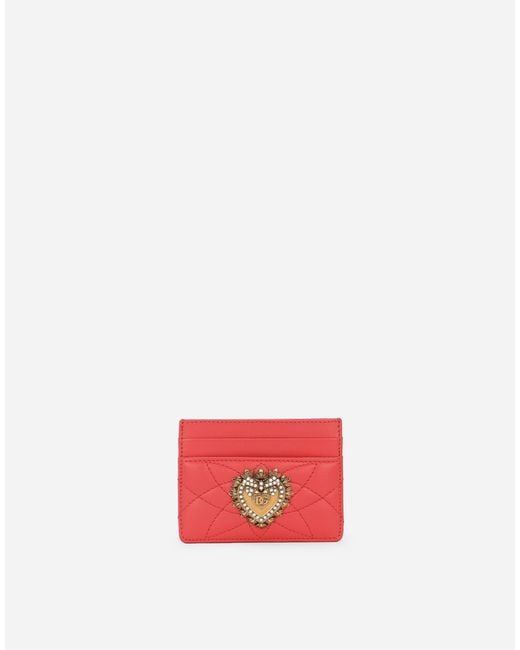 Dolce & Gabbana Red Devotion Card Holder