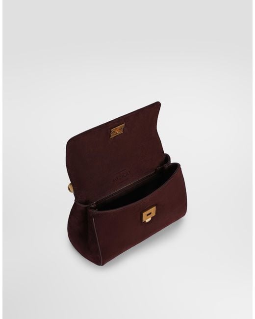 Dolce & Gabbana Brown Mini My Sicily Handbag