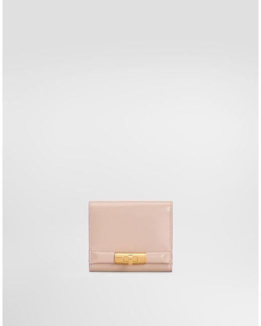Dolce & Gabbana White P.Foglio French Flap