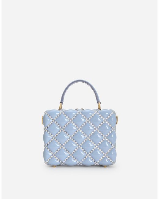 Borsa A Mano Dolce Box di Dolce & Gabbana in Blue