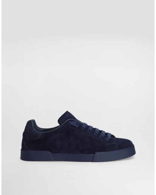 Zapatilla Strobel Portofino Light En Piel De Becerro Dolce & Gabbana de hombre de color Blue