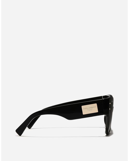 Lunettes De Soleil Dg Logo Plaque Dolce & Gabbana en coloris Black