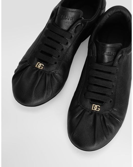 Dolce & Gabbana Black Sneaker Bassa