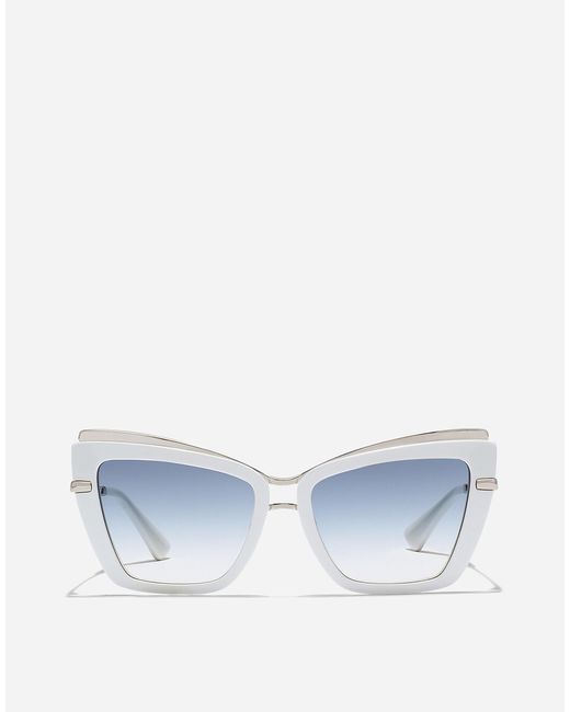 Dolce & Gabbana Blue نظارات شمسية Metal Print