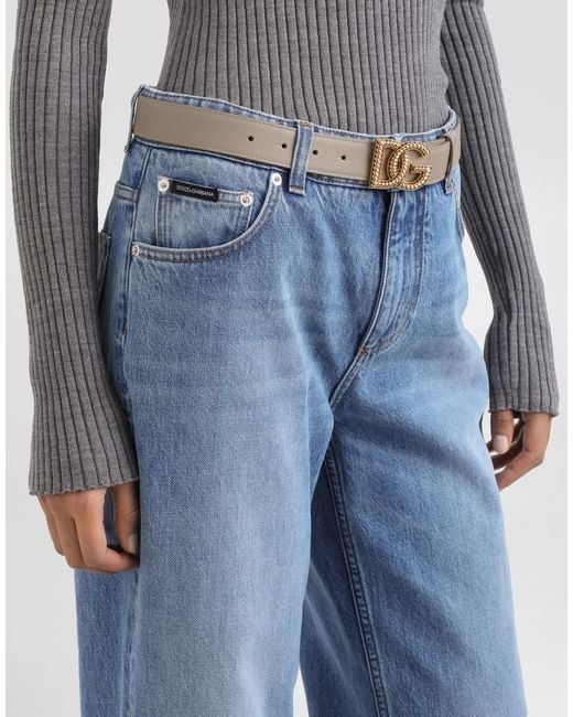 Dolce & Gabbana Blue 5-Pocket Denim Trousers