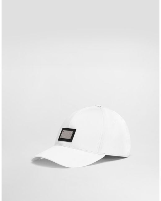 Dolce & Gabbana White Caps for men