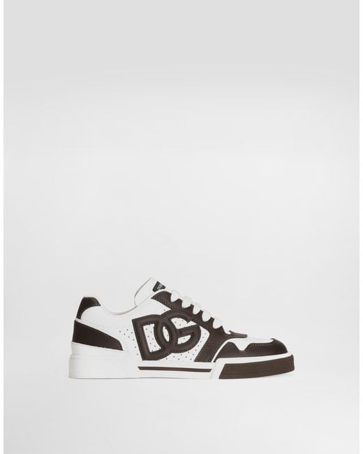 Dolce & Gabbana White New Roma Sneakers for men