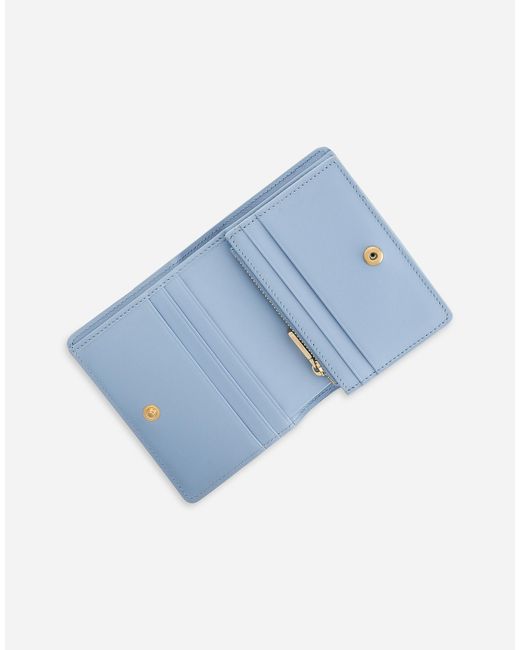 Dolce & Gabbana Blue Geldbörse Dg Logo