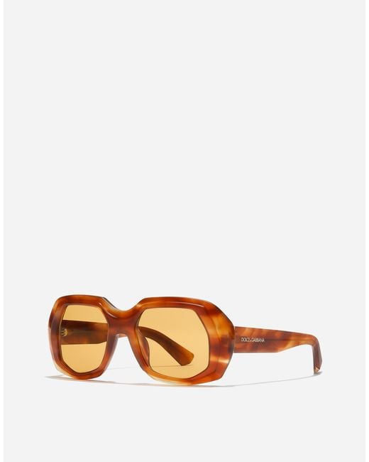 Dolce & Gabbana Orange M's Fashion Showsunglasses for men