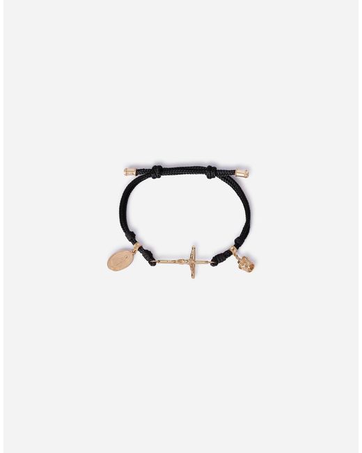 Dolce & Gabbana Metallic 18K Sicily Charm Bracelet for men