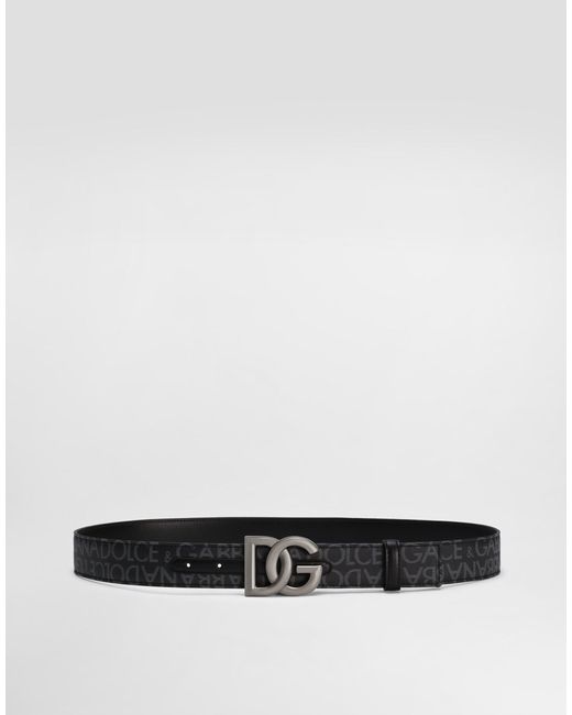 メンズ Dolce & Gabbana ベルト Dgロゴ White
