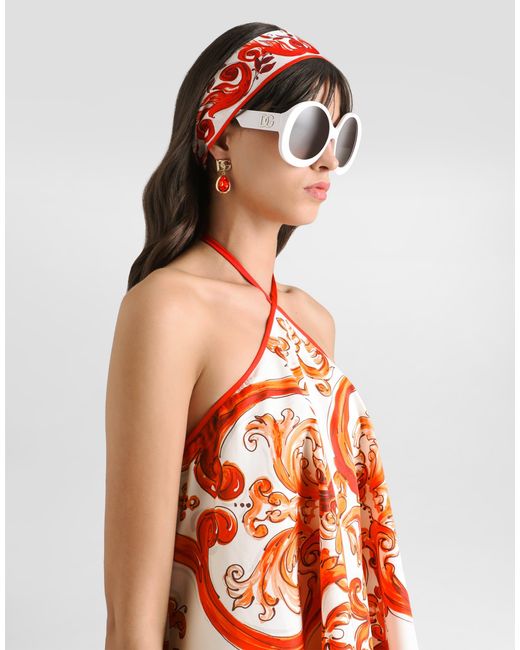Dolce & Gabbana White Abito