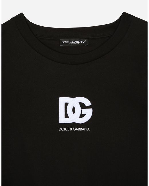 メンズ Dolce & Gabbana ロゴ Tシャツ Black