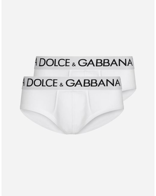 Dolce & Gabbana Slip Brando 2-Pack in White für Herren