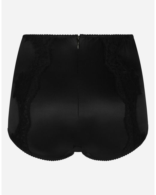 Dolce & Gabbana キュロット サテン レース Black