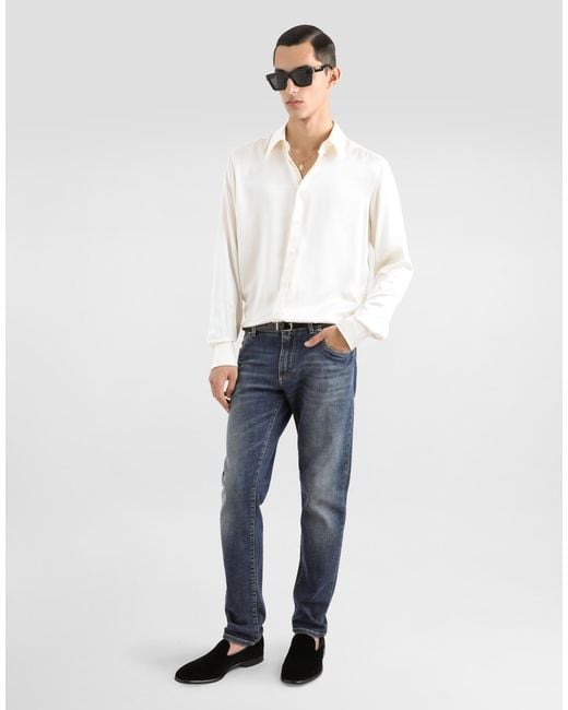 Dolce & Gabbana White Camicia for men