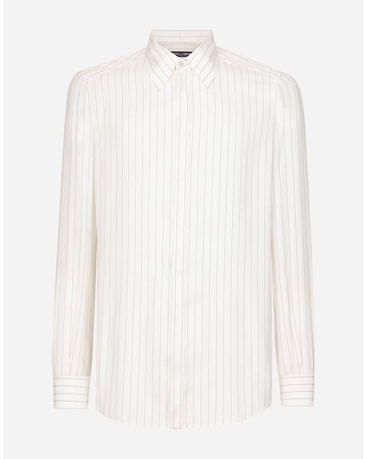 Camicia Martini di Dolce & Gabbana in White da Uomo
