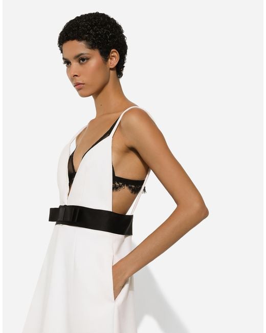 Dolce & Gabbana White Abito