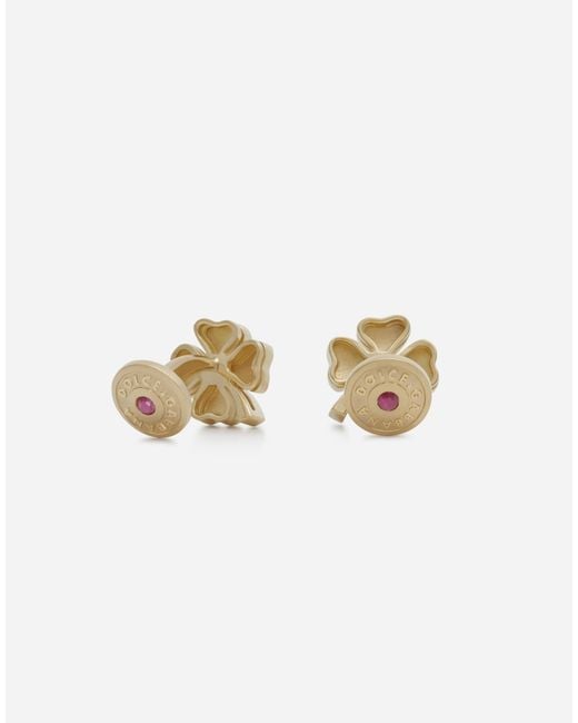 Dolce & Gabbana White Good Luck Cufflinks for men