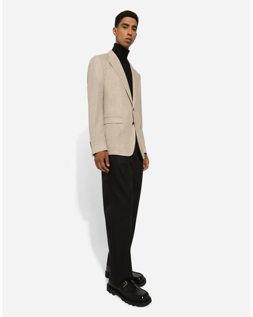 Dolce & Gabbana Natural Stylish Jacket for men